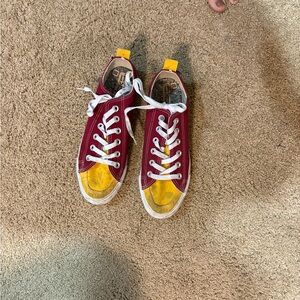 University of Minnesota Gold and Maroon Converse Size women’s 8.5